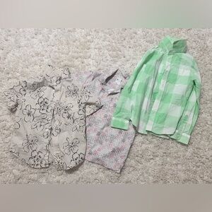 Boys Button-Up Shirts Bundle of 3